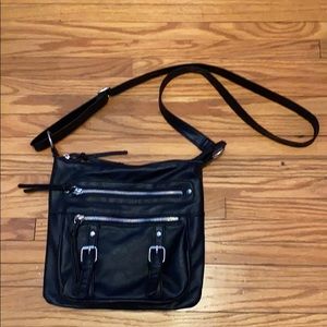 Ardene Black Leather Purse